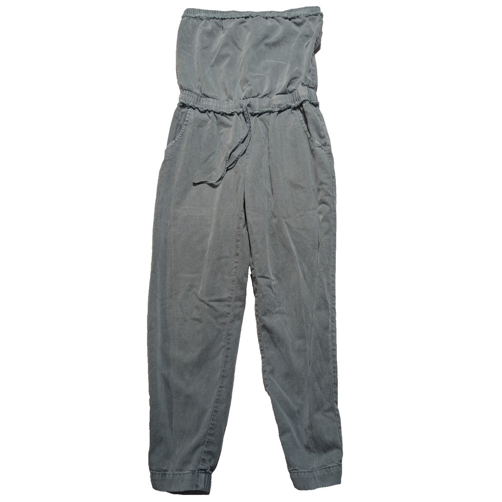 Young Fabulous Broke Strapless Jumpsuit - Women Small Blue Tencel Blend